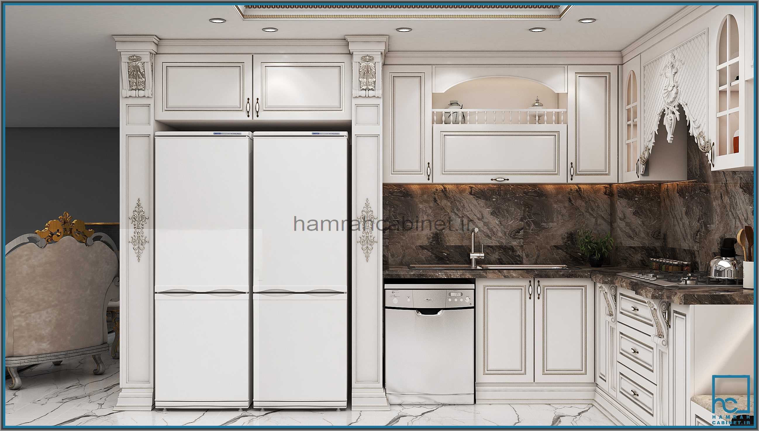 کابینت کلاسیک رنگخور 37